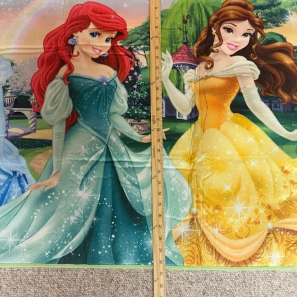 Disney‎ Princess Rug, 30x45 Non Slip Backing Cinderella, Ariel Belle Bed/Bath